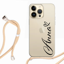 Lade das Bild in den Galerie-Viewer, handyhuelle mit band personalisiert mit name