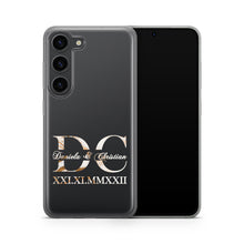 Lade das Bild in den Galerie-Viewer, personalisierte handyhuelle, samsung huelle mit initialen