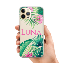 Lade das Bild in den Galerie-Viewer, Personalisierte Handyhülle mit Name für iPhone | Tropical Summer
