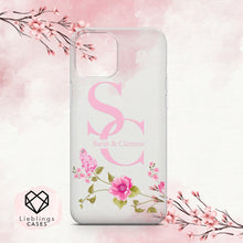 Lade das Bild in den Galerie-Viewer, Personalisierte Handyhülle mit Namen für iPhone | Blumenhülle