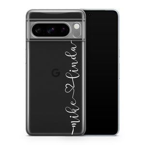 handyhuelle google pixel personalisiert mit name