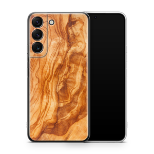 holzhülle, handyhülle mit holzdesign, samsung s23 hülle holz